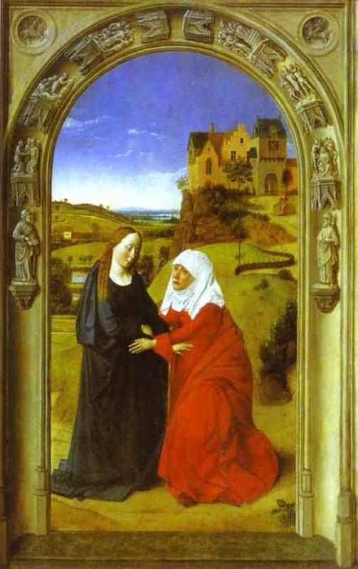 Dieric Bouts The Visitation. Germany oil painting art
